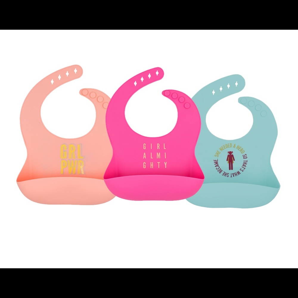 Silicone bibs! NEW